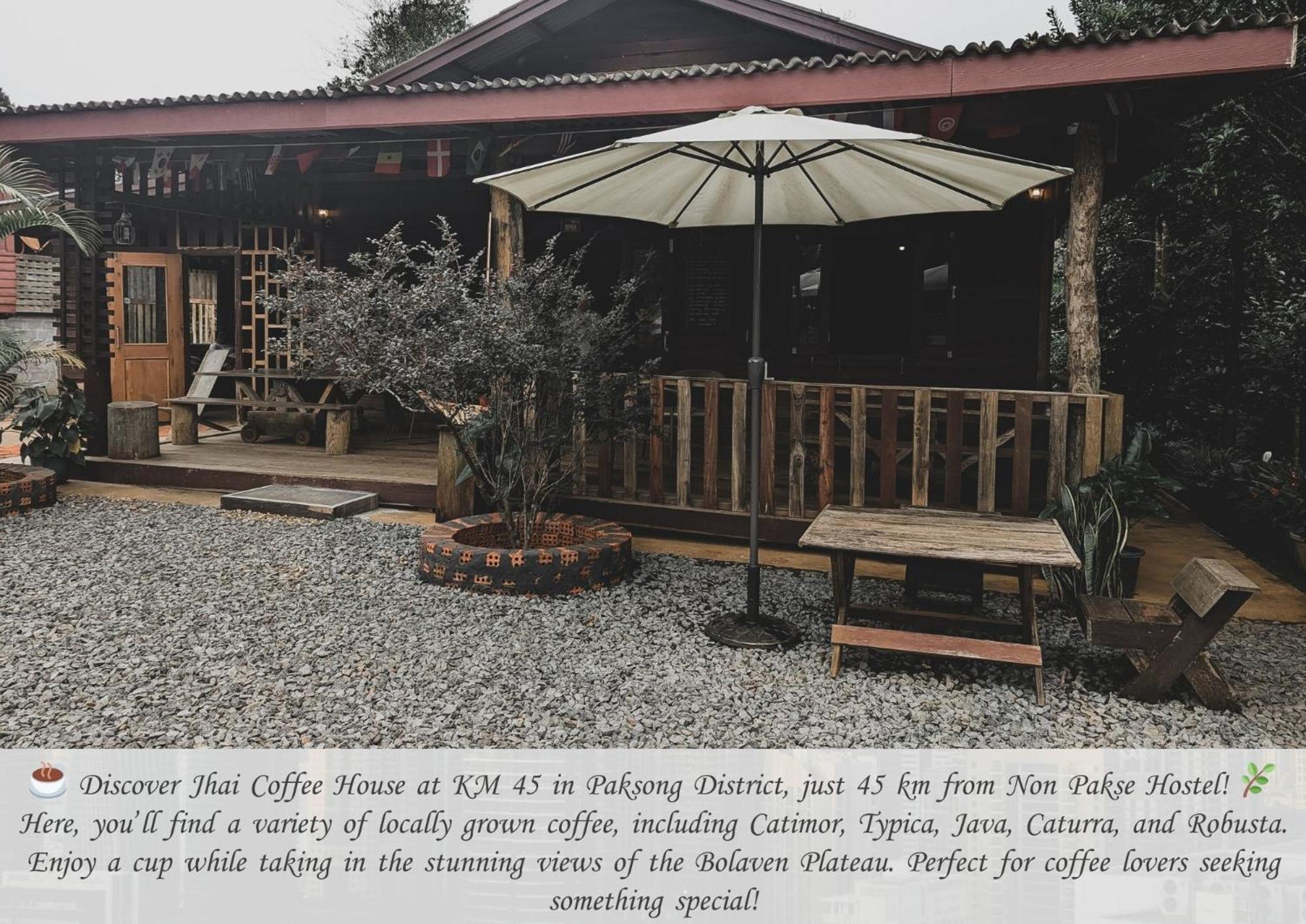 Non Pakse Hostel & Coffee House المظهر الخارجي الصورة